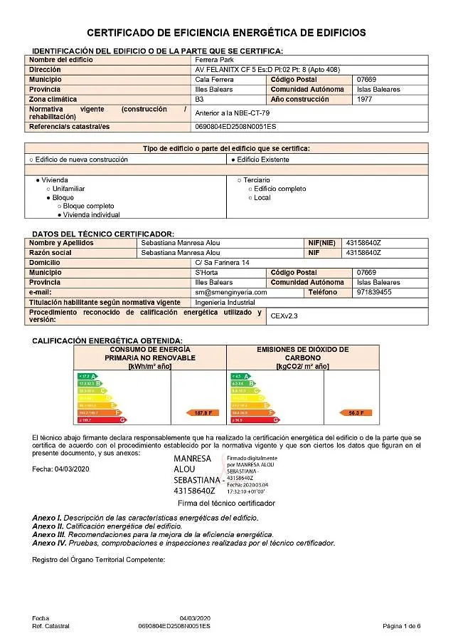 דירה קאלה פררה Appartement Ferrera Park Vue Mer